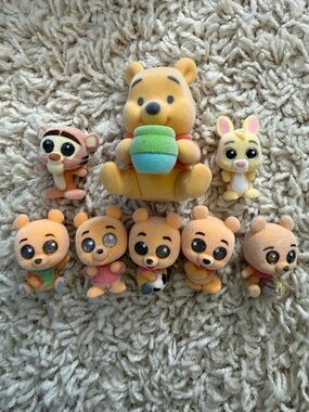 Plush Winnie the Pooh and Friends Lot - Doorables